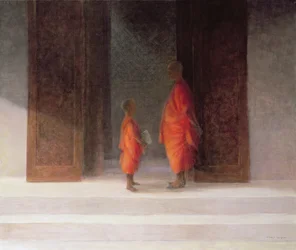 Lærer, 2005 (akryl på lerret)